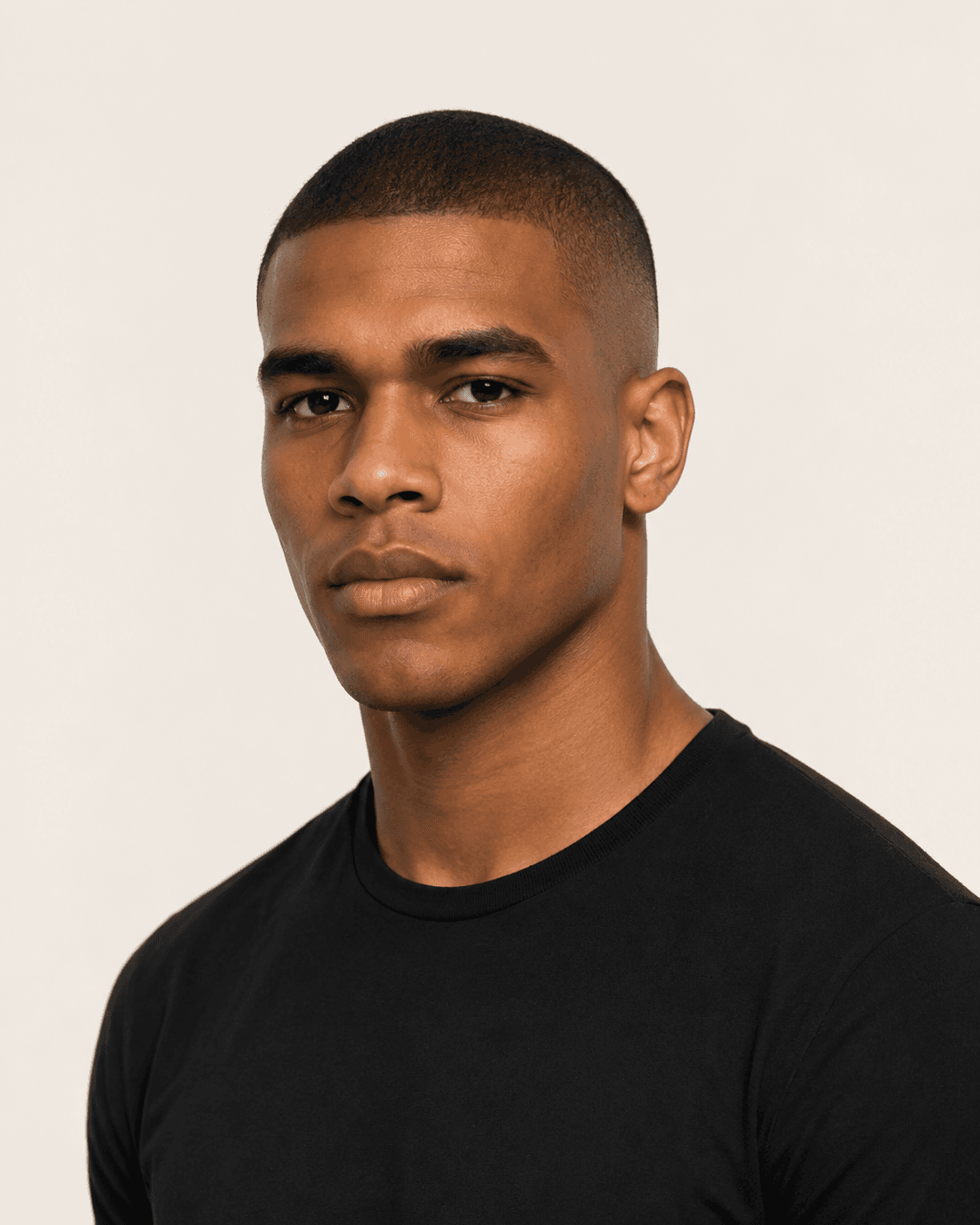 Buzz Cut with Subtle Fade