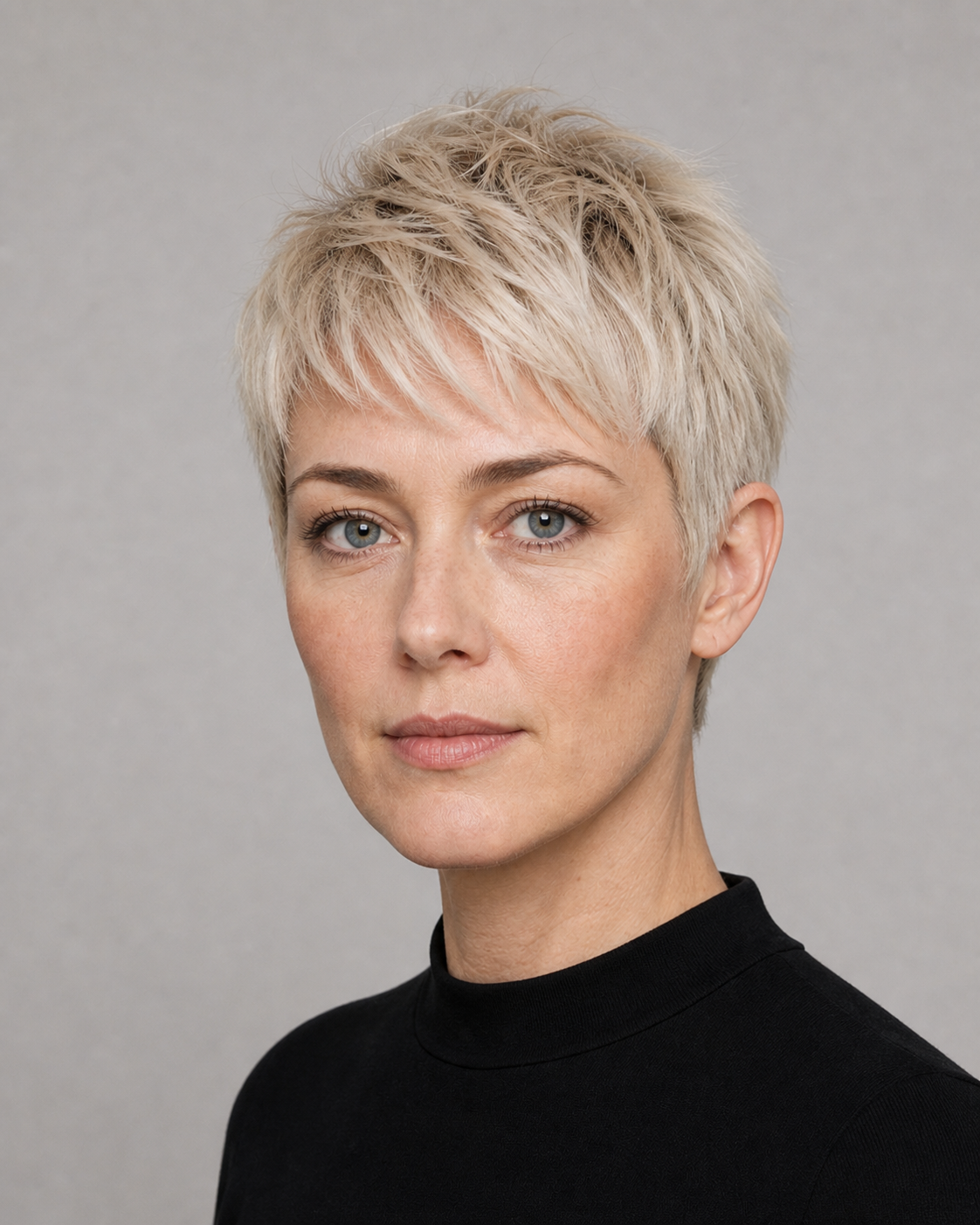 Platinum Textured Pixie